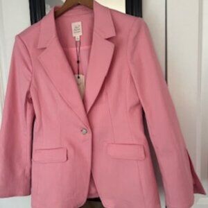 Pink Denim Blaser